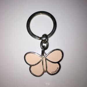 ✨RARE✨ Coach Pink Butterfly Keychain